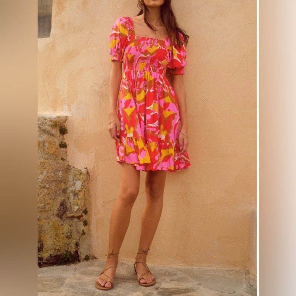 Mister Zimi Keira Mini Dress Saffron Size 4